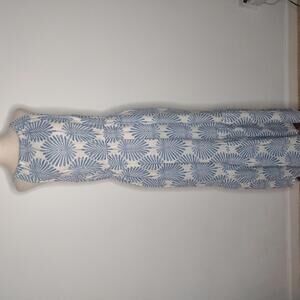 NWOT Joie Women's White/Blue Dress Size Large